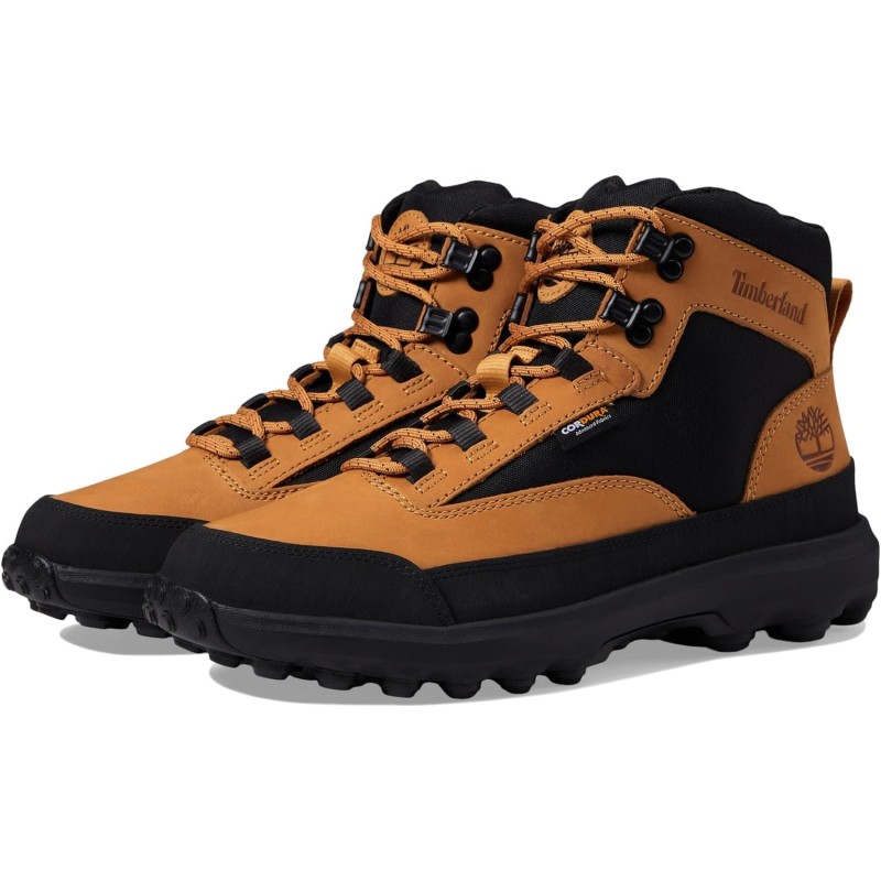 Timberland Men’s Converge Wp Mid Shell Toe Hiking Boot(Black Nubuck ...